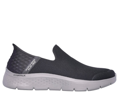Skechers Men's Go Walk Flex No Hands Hands Free Slip-Ins Sneaker, Dark Grey