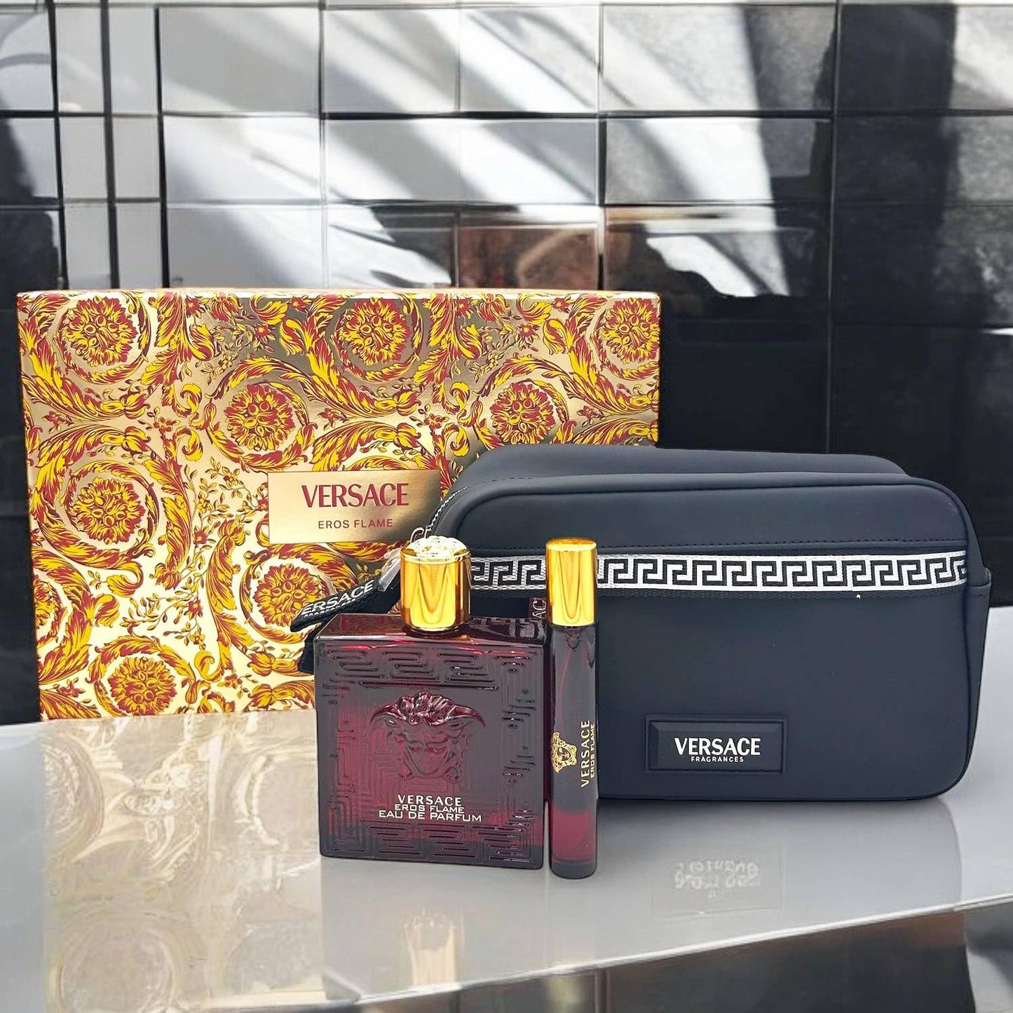 Versace Eros Flame para Hombre (3.4 oz / EDP Spray)