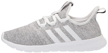 adidas Women's Cloudfoam Pure 2.0 Running Shoe, White/White/Black