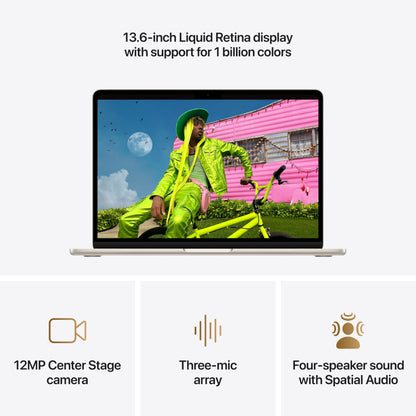 Apple Computadora Portátil MacBook Air 13" 2026 (512GB / Starlight)