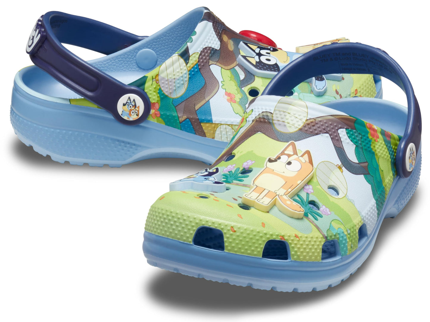 Crocs Unisex Bluey Classic Clogs (Little Kid/Big Kid) Bluey