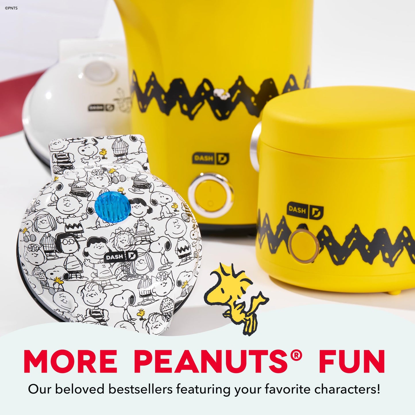 Peanuts x Dash Mini Waffle Maker