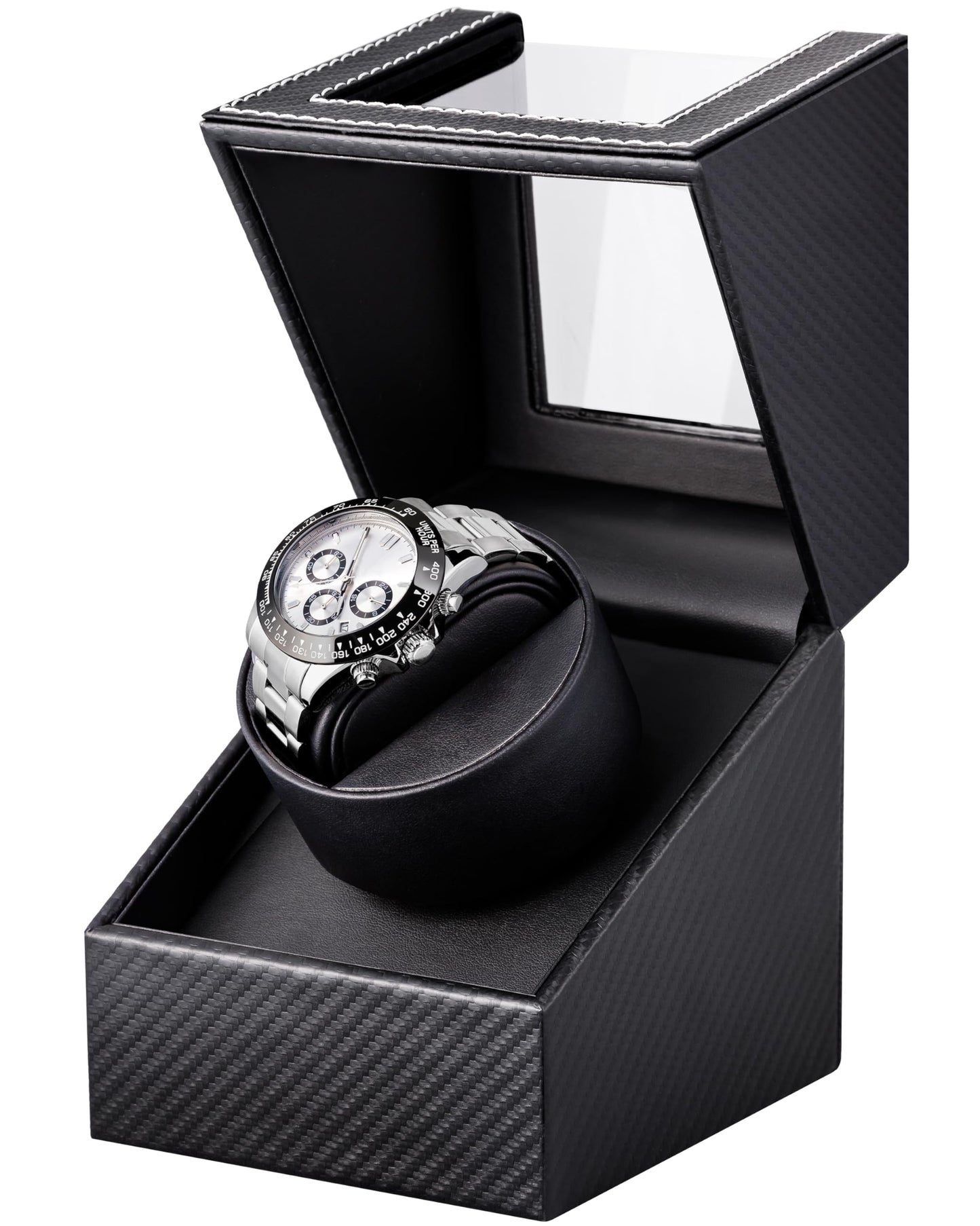 Caja de Cuerda para Relojes Automáticos (Negro)