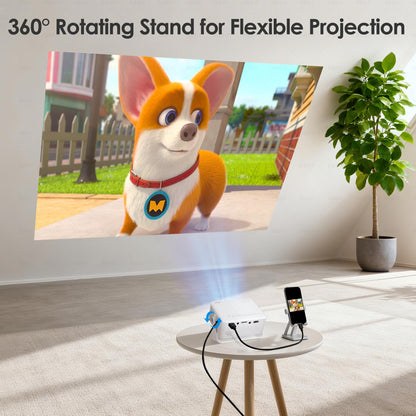 AKIYO Mini Proyector 1080P Actualizado 2026