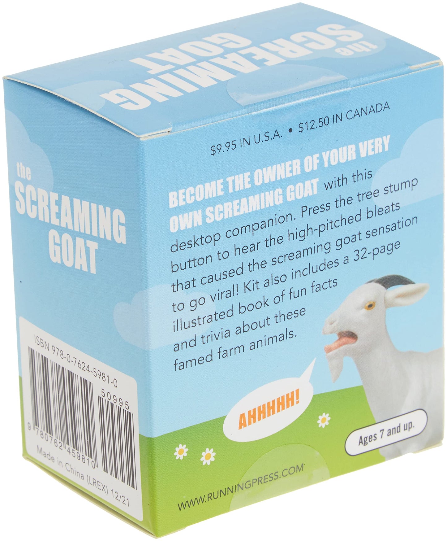 The Screaming Goat Set de Cabra Gritona (Libro y Figura)