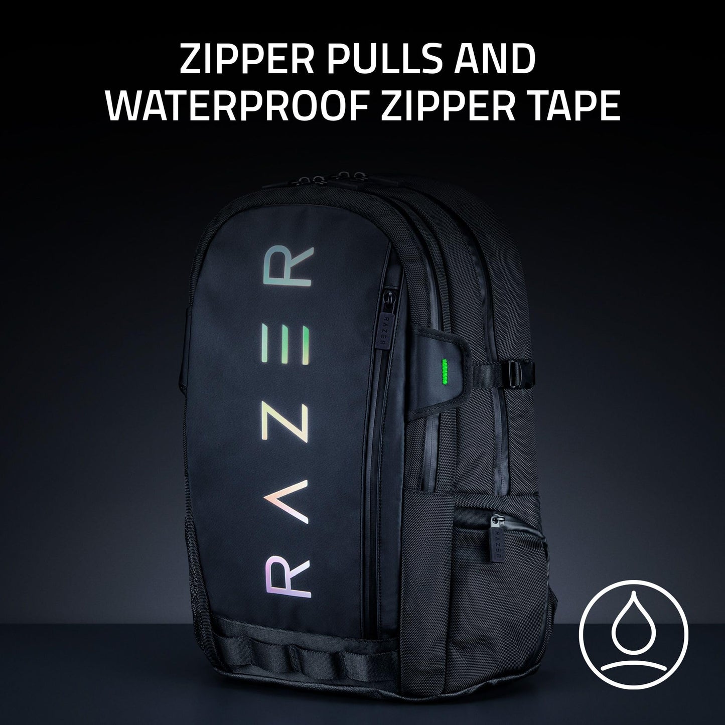 Razer Mochila para Computadora Portátil de Juegos Rogue v3 (Negro / 16 Pulgadas)