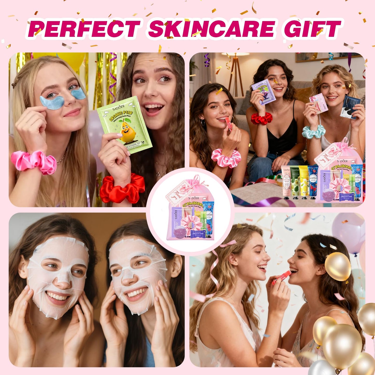 Kit de Autocuidado para Fiesta de Niñas (100 Piezas)