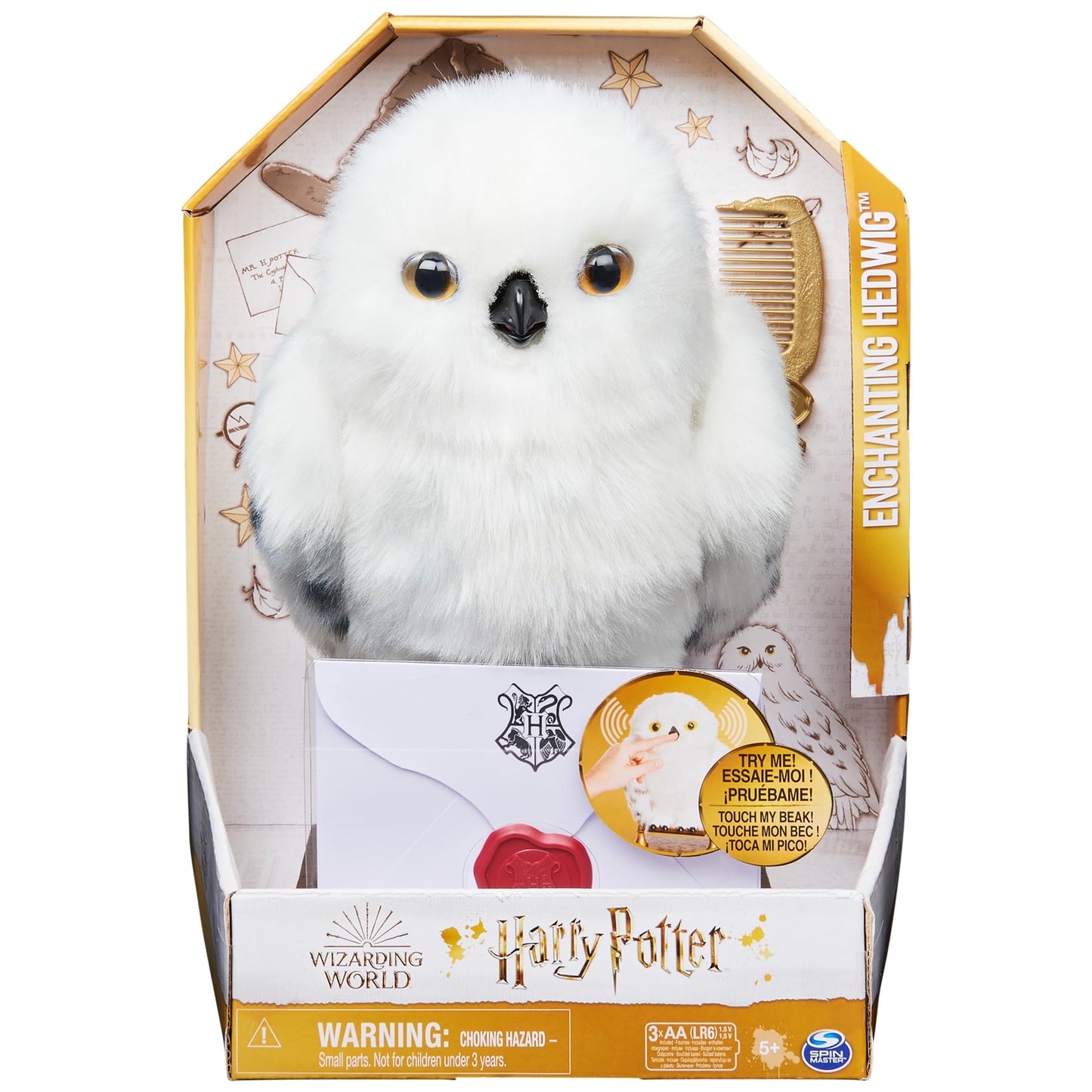 Wizarding World Juguete de Búho Interactivo Hedwig