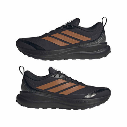 adidas Men's Run Falcon 6 All Terrain, Black/Thermal Gold Metallic/White