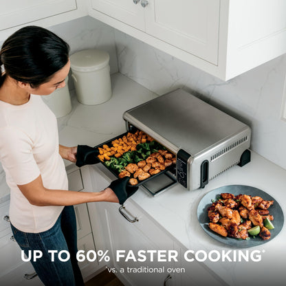 Ninja Horno Tostador y Freidora de Aire Digital (SP101 / Silver)