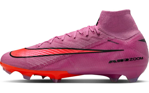 Nike Mercurial Superfly 10 Elite Firm-Ground High-Top Soccer Cleats (Magic Flamingo/Total Crimson/Black)