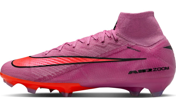 Nike Mercurial Superfly 10 Elite Firm-Ground High-Top Soccer Cleats (Magic Flamingo/Total Crimson/Black)
