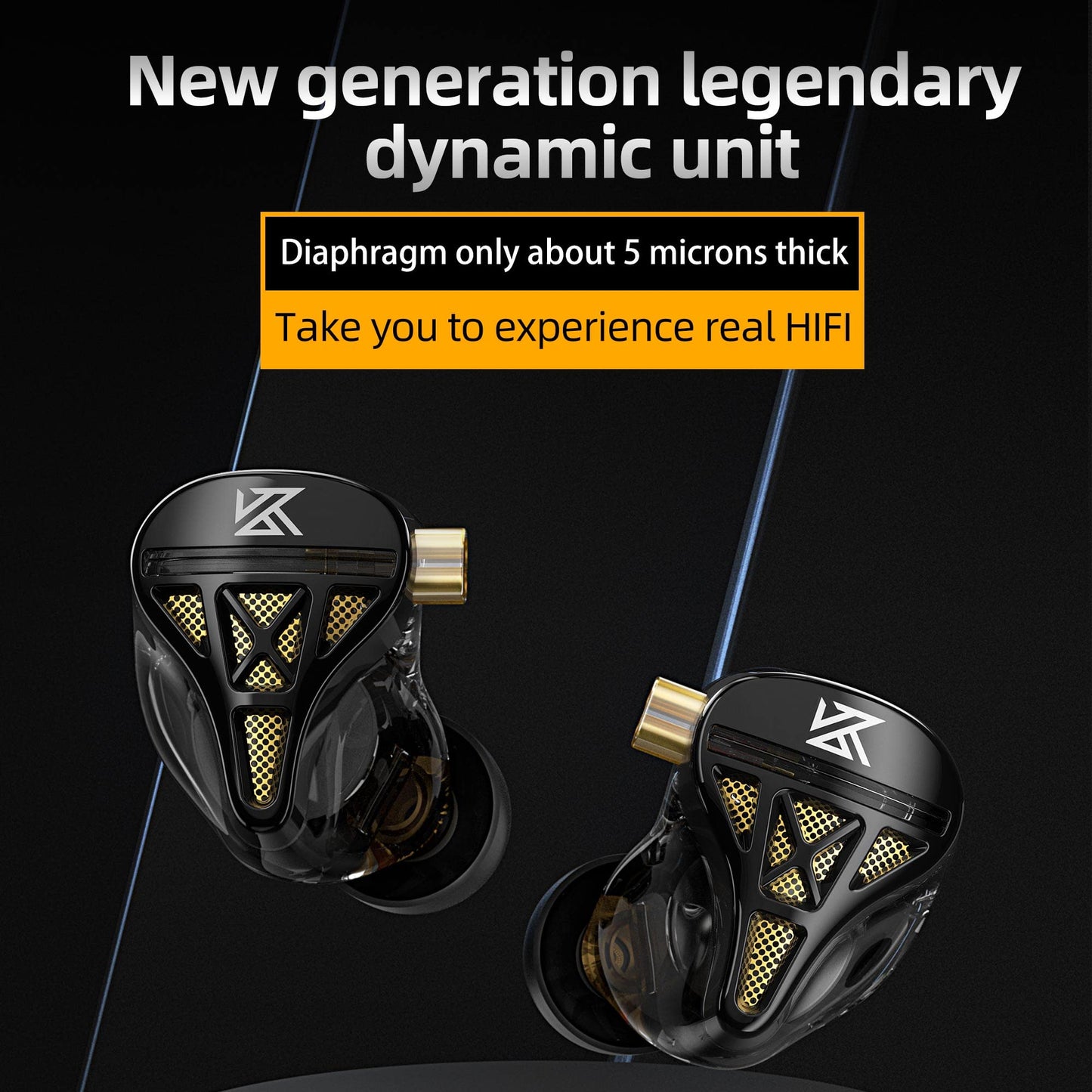 KZ DQS Wired Earbuds (Semi-Open)