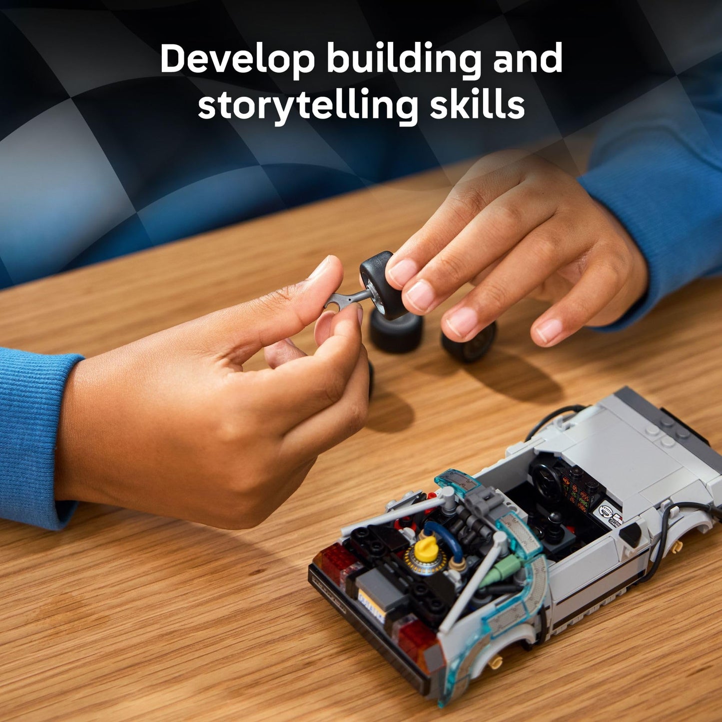 LEGO Speed Champions Máquina del Tiempo de Volver al Futuro (77256)