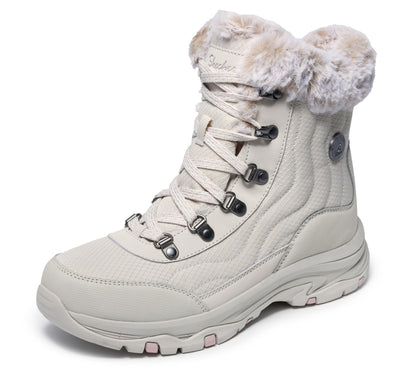 Skechers Women's TREGO - STORMIE waterproof boot, Natural