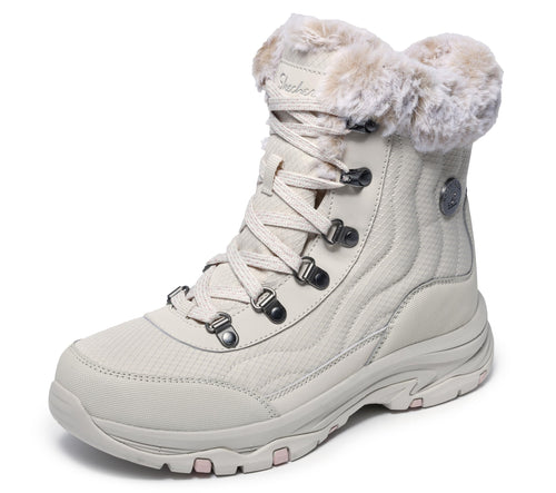 Skechers Women's TREGO - STORMIE waterproof boot, Natural