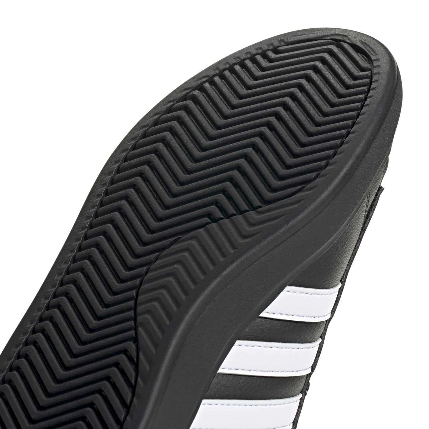 Adidas Women's Grand Court 2.0, Black/White/Gold Metallic