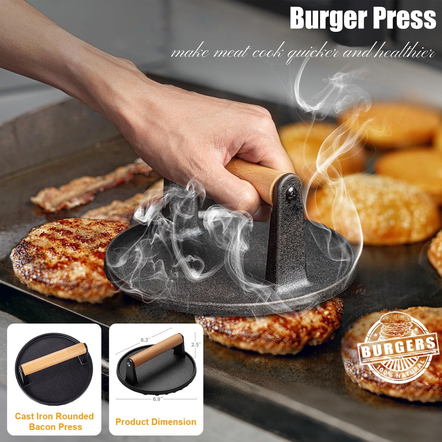 Grilliance Kit de Accesorios para Plancha Blackstone (27 Piezas)