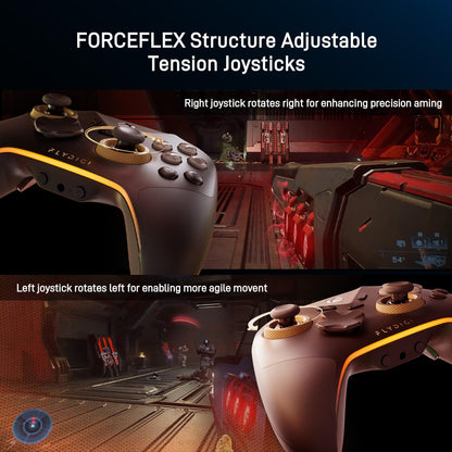 FLYDIGI VADER 5S Wired Controller for Xbox Series X|S, Xbox One, Windows 10/11, FORCEFLEX Adjustable Tension Joysticks, FORCESWITCH Triggers, 6 Remappable Buttons, 3.5mm Audio Jack