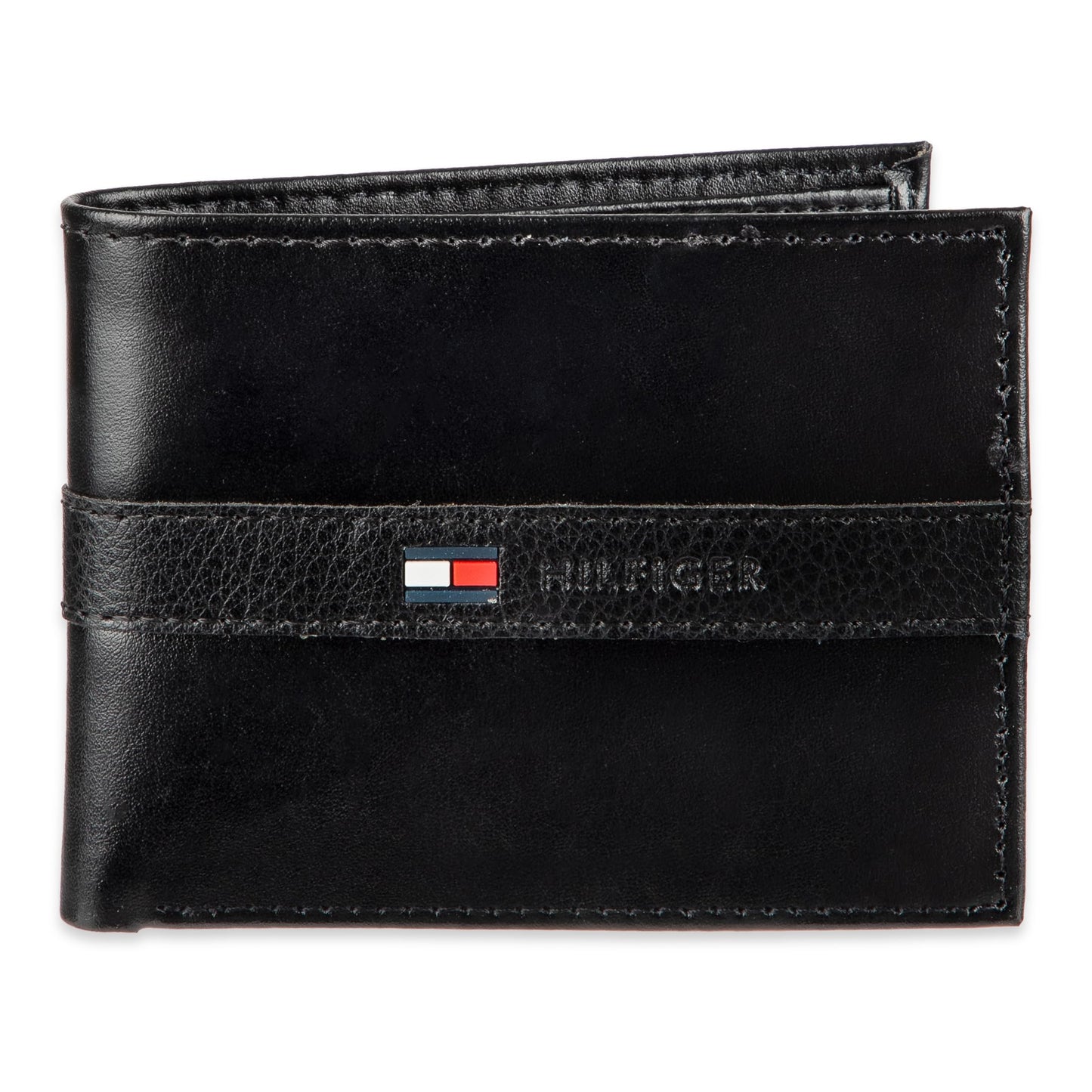 Tommy Hilfiger Billetera de Cuero para Hombre (Negro / Talla Única)