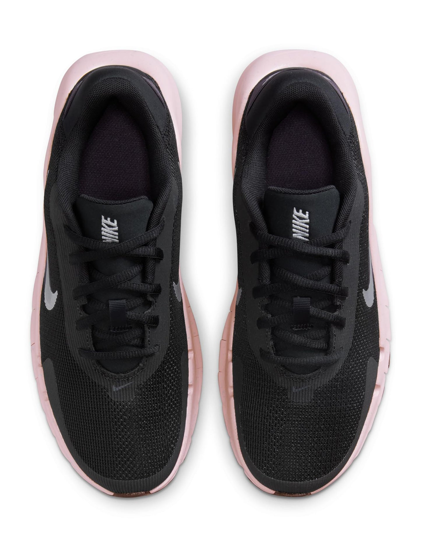 Nike Women's Flex Train Training/Workout Shoes, Black/Metallic Platinum-Silt Red-Cave Purple