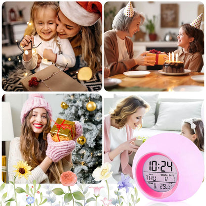 Tarklanda Reloj Despertador para Niños (Proyector de Luna y Estrellas)
