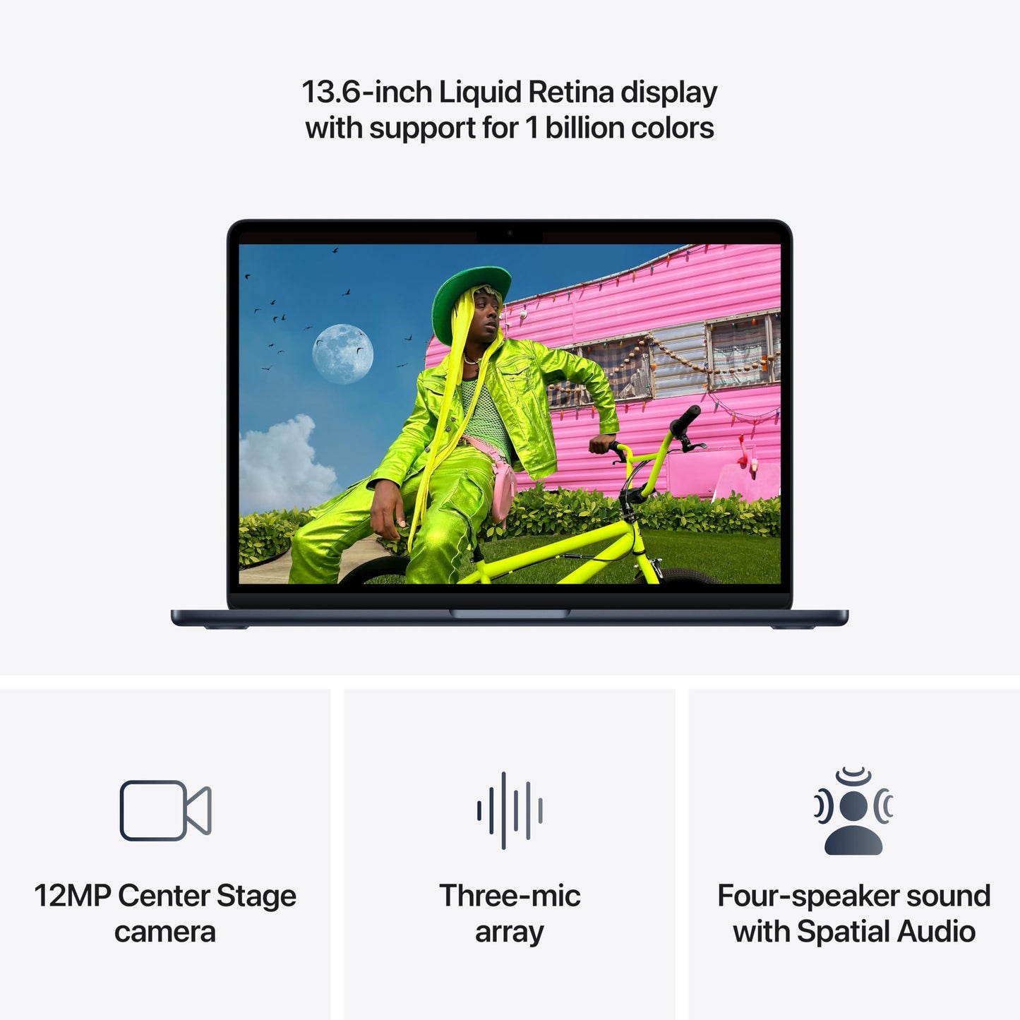 Apple Computadora Portátil MacBook Air 13" 2026 (512GB / Midnight)