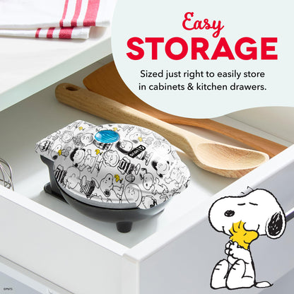 Peanuts x Dash Mini Waffle Maker