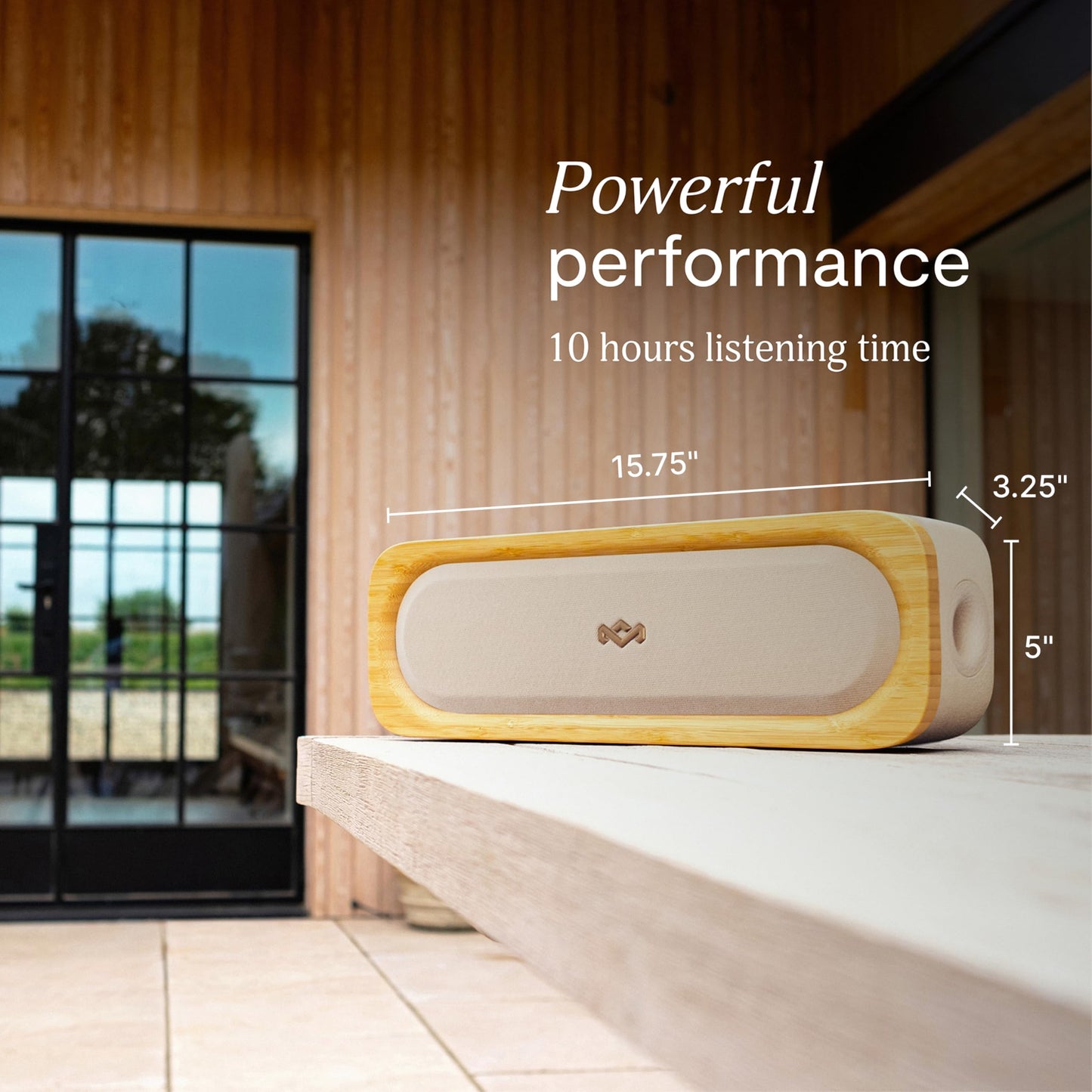 House of Marley Get Together 3 Altavoz Bluetooth (Crema / 10 Horas)