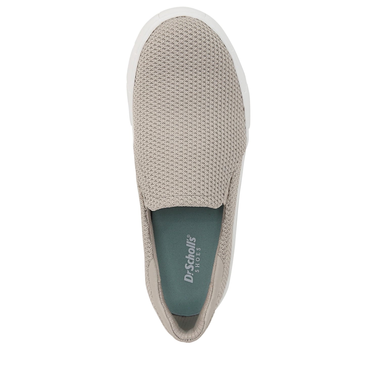 Dr. Scholl's Womens Happiness Lo Sneaker Light Taupe Knit