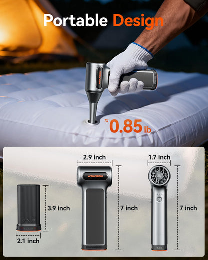 WOLFBOX Plumero de Aire Comprimido Inalámbrico MF200