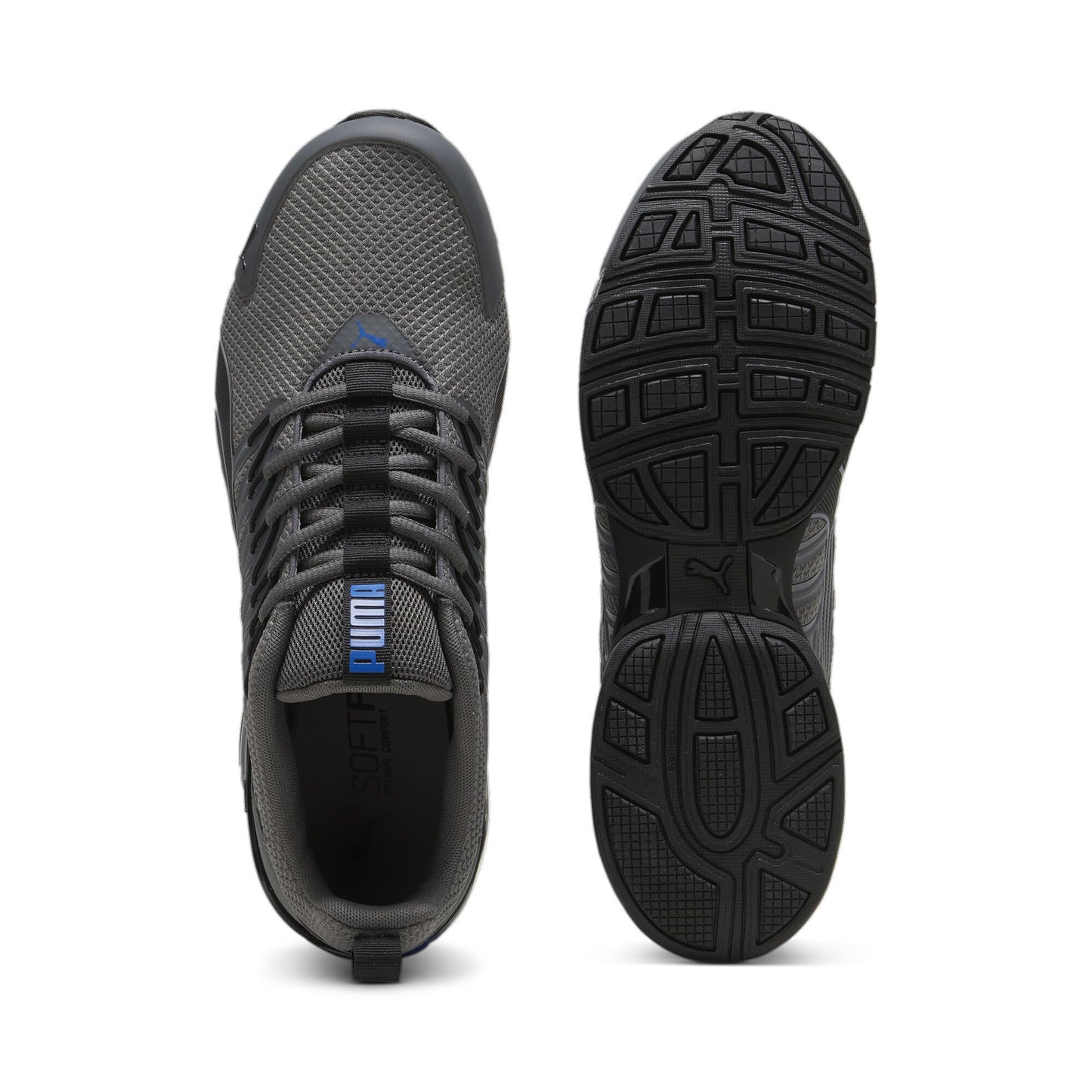 Puma Mens Voltaic Evo Cross Trainer, Cool Dark Gray-Puma Mens Black-Cool Cobalt