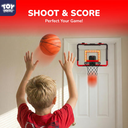 TOY Life Aro de Baloncesto LED para Interiores (Para 3-9 Años)