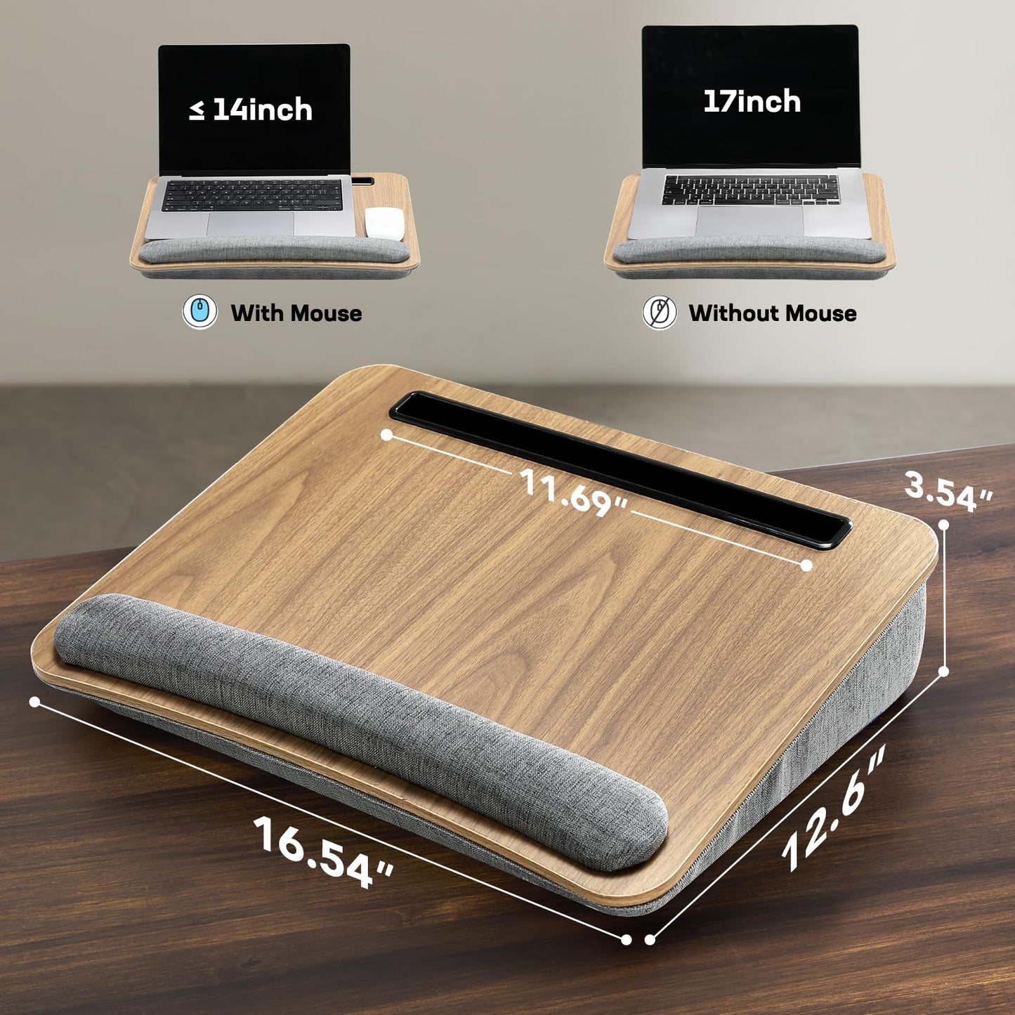 HUANUO Escritorio de Regazo para Laptop (Hasta 15.6")