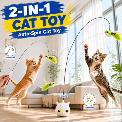 Juguete Interactivo de Pájaro Volador para Gatos