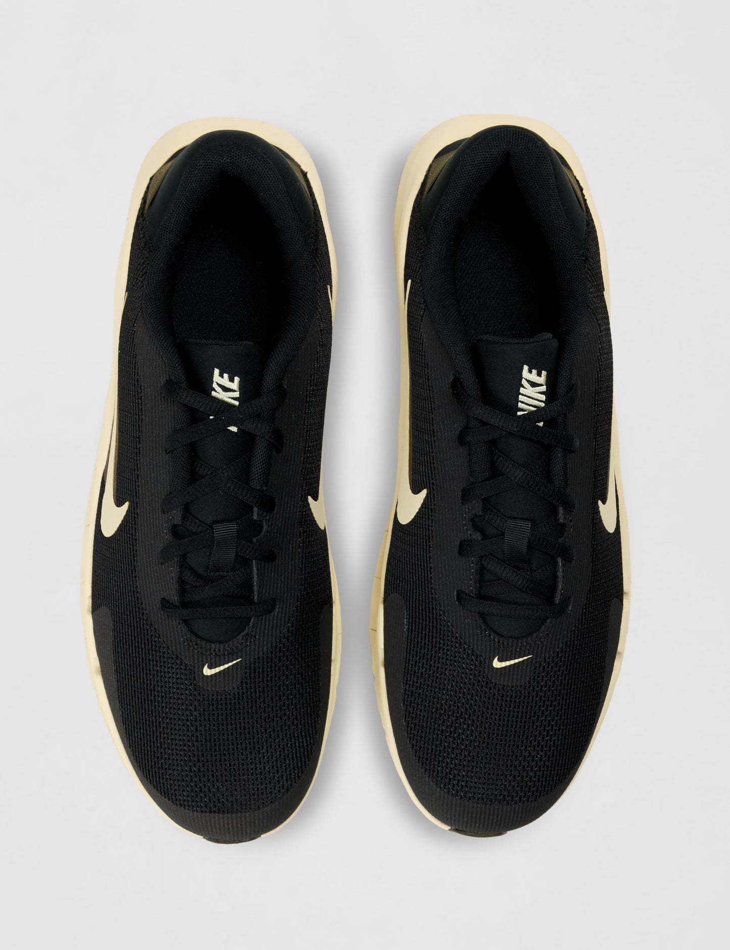 Nike Men's Flex Train Workout Shoes, Black/Light Khaki-Light Khaki-Dark Hazel