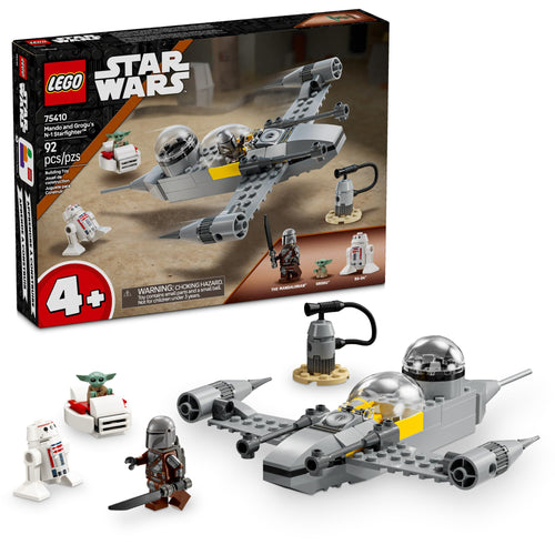 LEGO Star Wars Caza Estelar N-1 de Mando y Grogu (Modelo 75410)