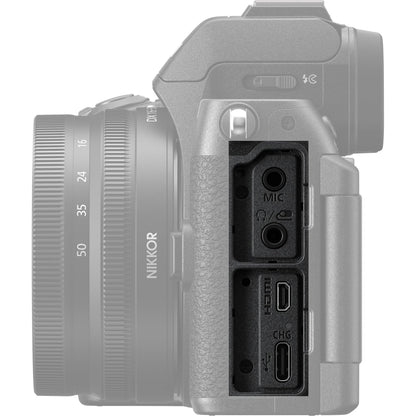 Nikon Z50II Mirrorless Digital Camera with NIKKOR Z DX 16-50mm f/3.5-6.3 Lens Bundle with 64GB Memory Card + Cleaning Kit + More
