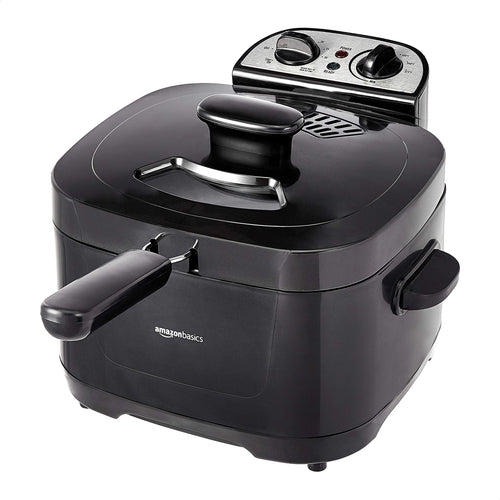 Amazon Basics Freidora Eléctrica de 2.1-Qt / 2.0L (1500W / Black)