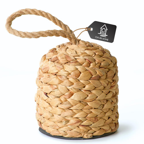 CHI AN HOME Tope Decorativo Natural para Puerta (4.4 lbs / 4.7" D x 6.3" H)