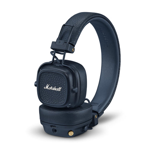 Marshall Audífonos Inalámbricos Bluetooth On-Ear Major V (Azul Medianoche)