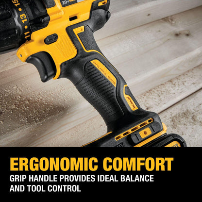 DEWALT Kit de Taladro Atornillador Inalámbrico 20V MAX (2.0 Ah / Modelo DCD777D1)