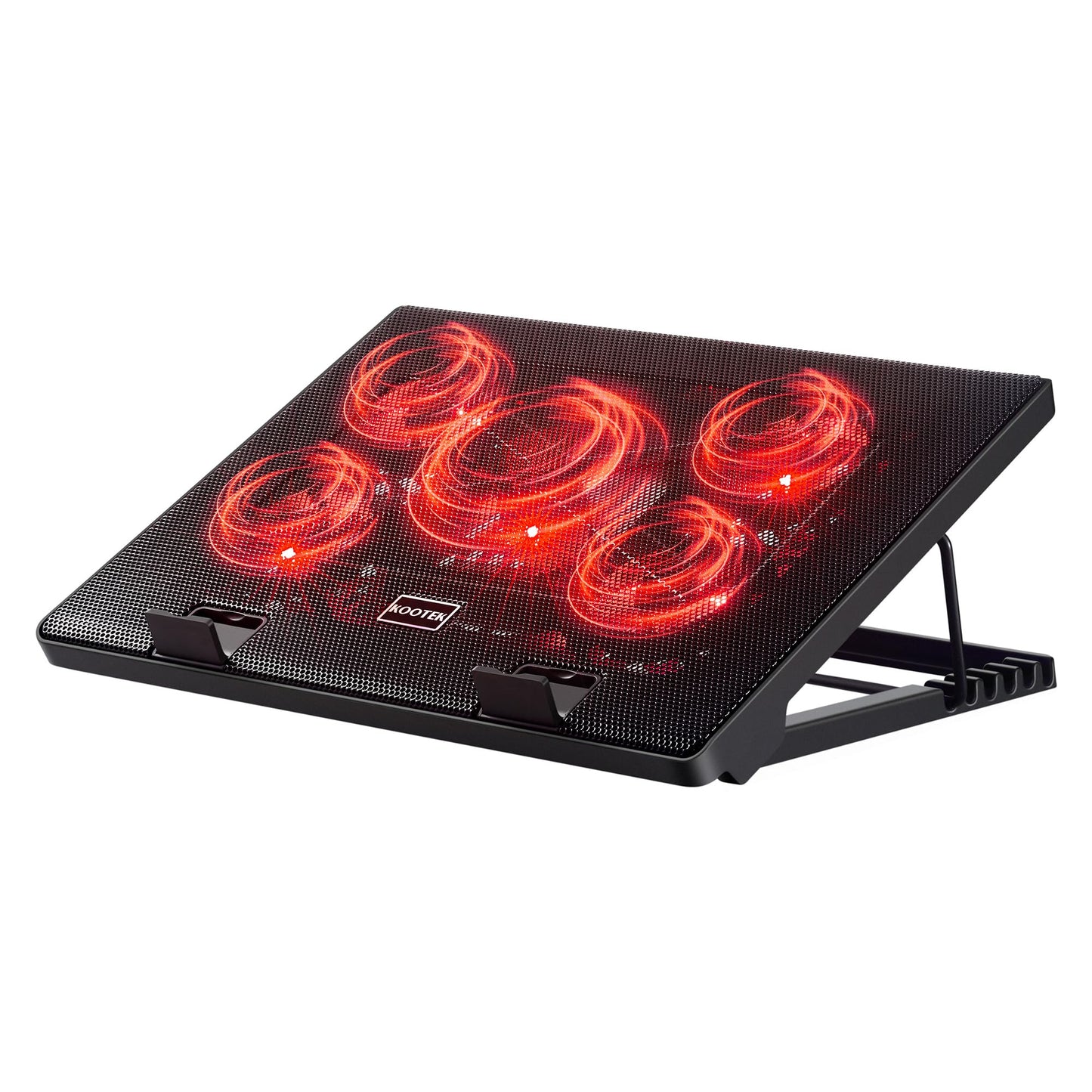 Kootek Base Refrigerante para Laptop (5 Ventiladores / Rojo)