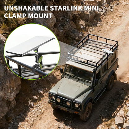 Soporte y Abrazadera Ajustable para Starlink Mini (Aluminio)