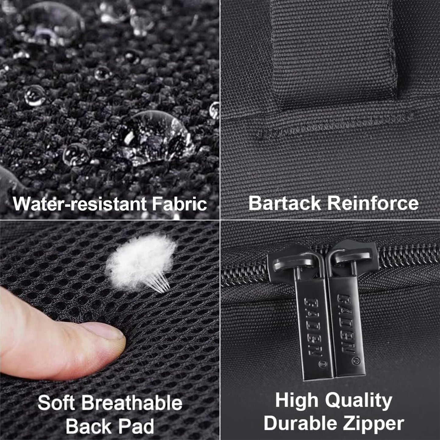 CADeN Camera Backpack Professional DSLR Bag with USB Charging Port Rain Cover, Photography Laptop Backpack for Women Men