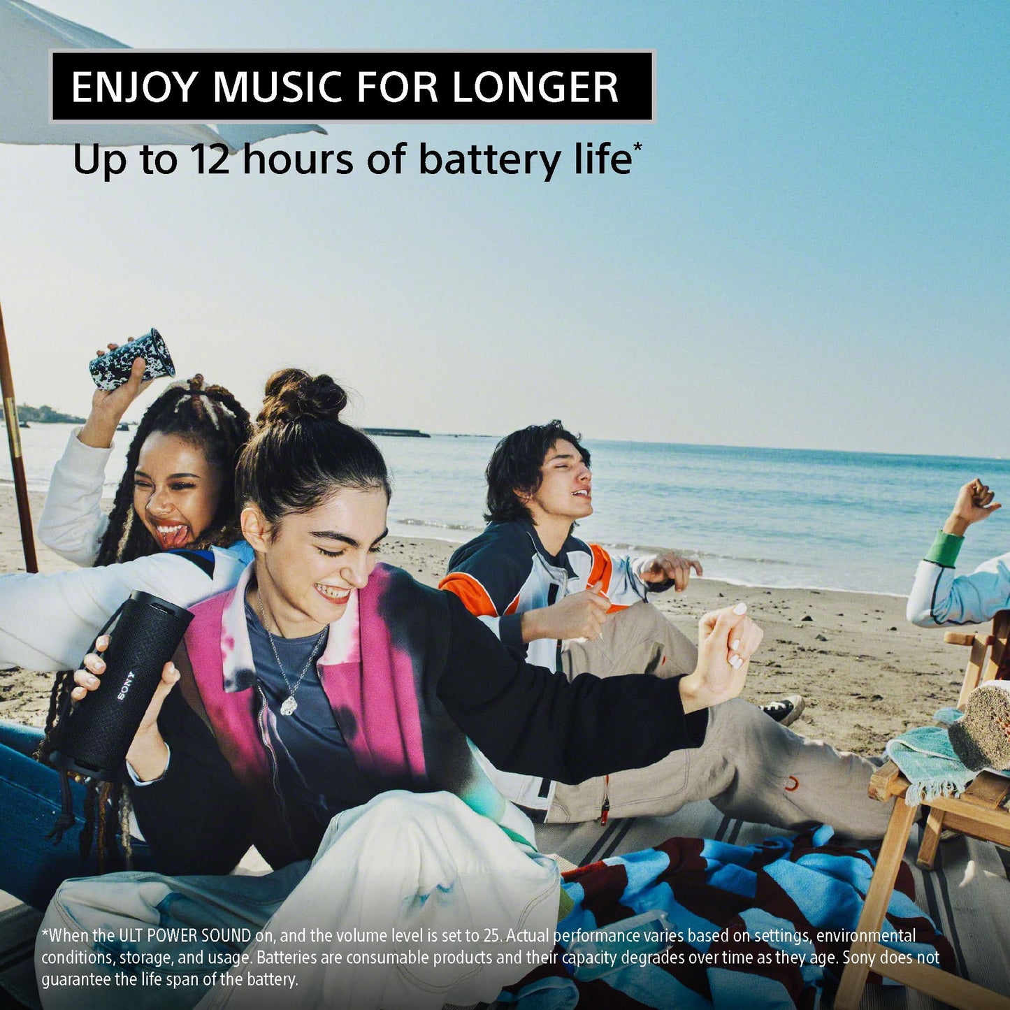 Sony ULT Field 1 Altavoz Portátil con Bluetooth (Negro / Modelo SRSULT10B)