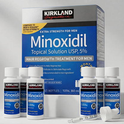 Kirkland Minoxidil Líquido para Hombres (Suministro para 6 Meses)