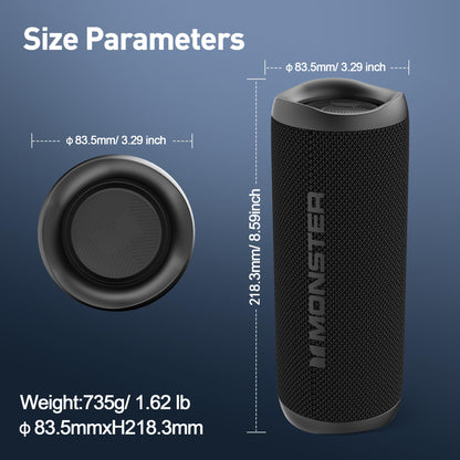 Monster Altavoz Bluetooth Portátil para Exteriores (60W)