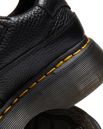 Dr. Martens Women's Buzz Mary Jane Shoes, Black Milled Nappa
