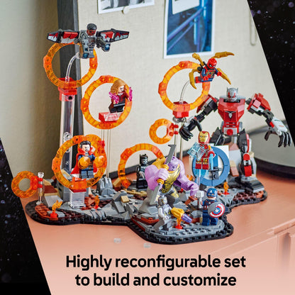 LEGO Marvel Avengers Batalla Final de Endgame (Modelo 76323)